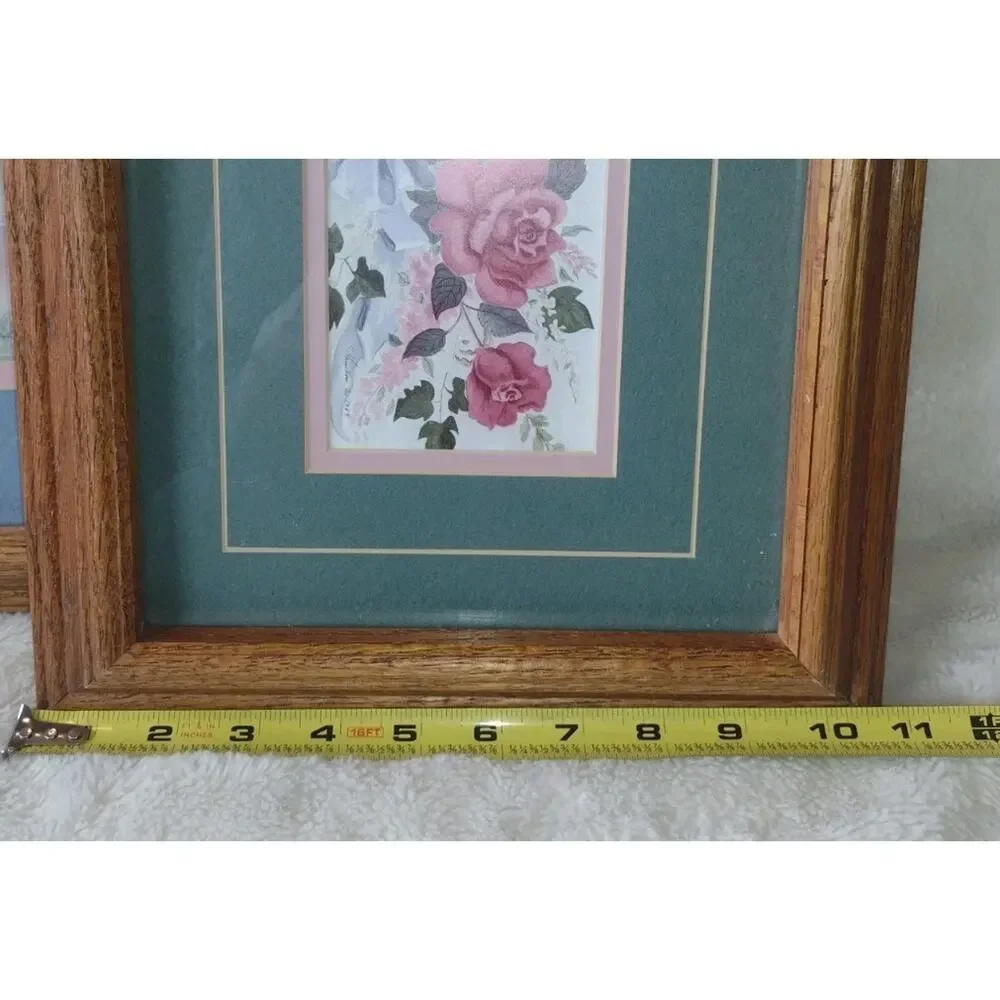 Vintage Carved Wooden frame 15x12 Traditional Farm House Cottage Corp